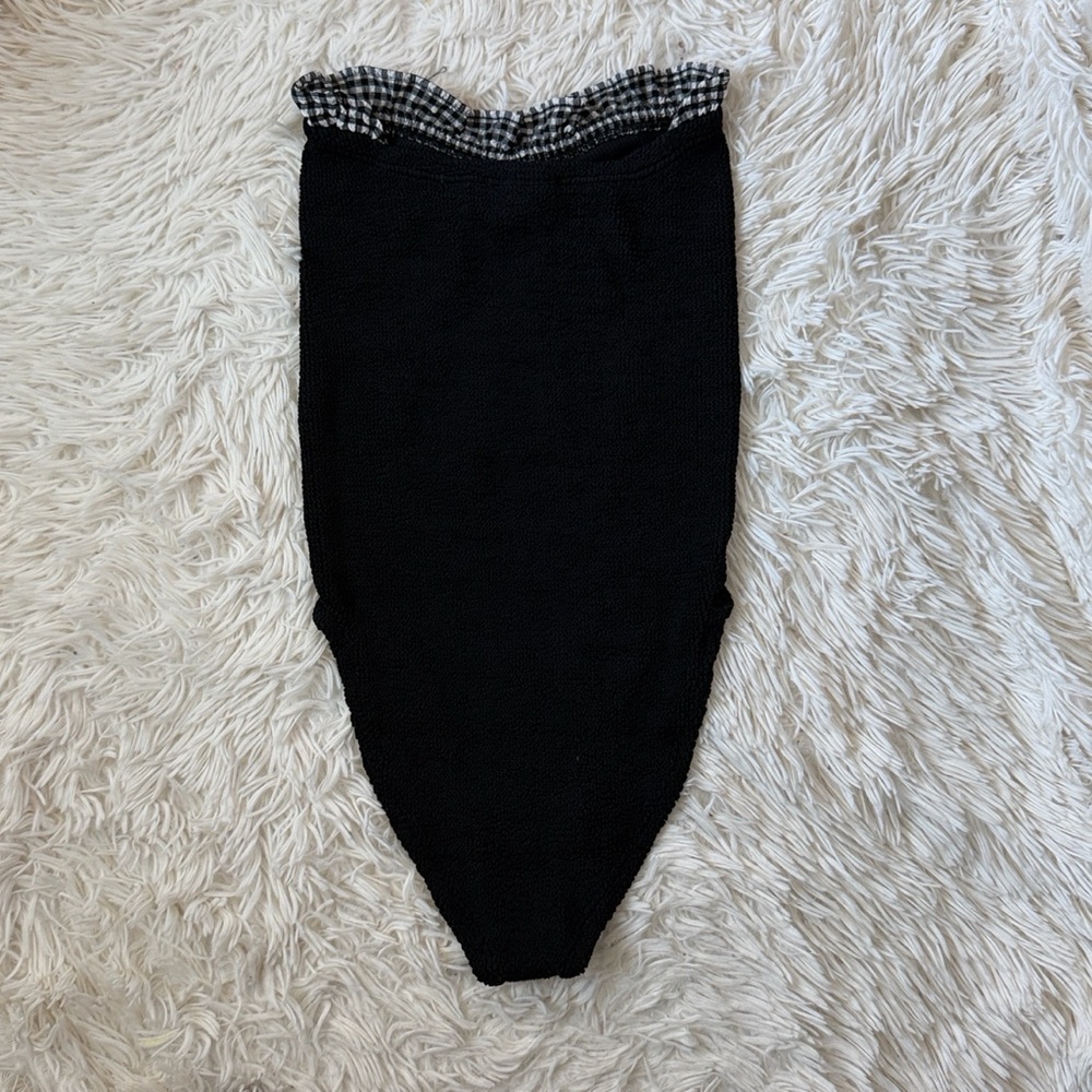 NWT Hunza G Dolly swimsuit in black one size - Picture 9 of 9